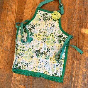 Kids Apron with Shamrocks